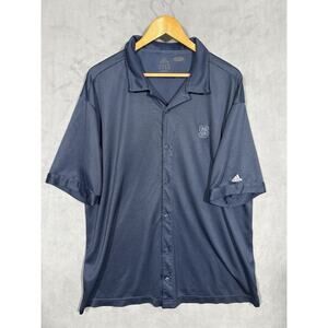 Adidas NC State Short Sleeve Vented Button Up CLIMALITE EUC Size XL NCAA